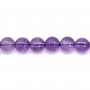 Ametrine round beads on thread 6mm x 40cm