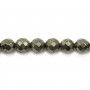 Pyrite Faceted Round 10mm x 40cm 