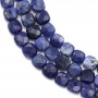 Sodalite faceted square 6mm x 40cm