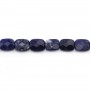 Sodalite faceted rectangle 8x10mm x 40cm