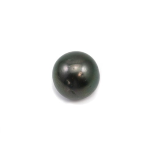 Perle de culture de Tahiti, ronde, 13-14mm, D x 1pc
