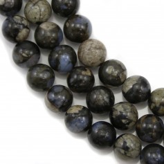 Natural Grey Opal Beads 10mm x 40cm