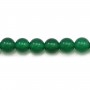 Green Agate round 6mm x 40cm