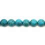 Turquoise ronde 10mm x 1pc