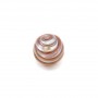 Perle de culture d'eau douce sculptée, 13-14mm x 1pc