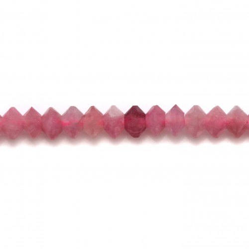Turmalina rosa, face redonda 2x3mm x 39cm
