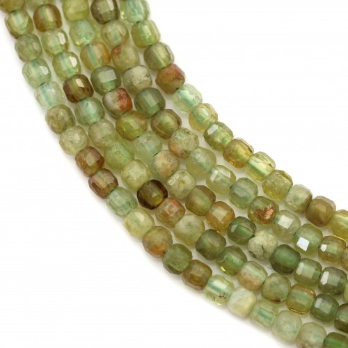 2pcs 4mm Verde Peridot Gemma rotonda Loose Beads 15" AAA 