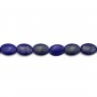 Lapis lazuli ovale 13x18mm x 2pcs