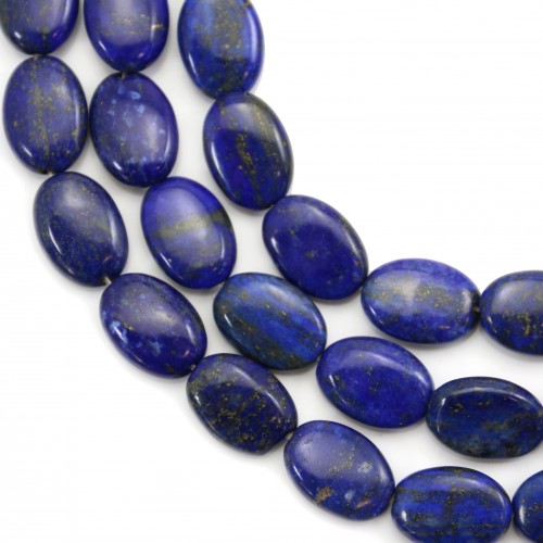 Lapis lazuli ovale 10x14mm x 40cm