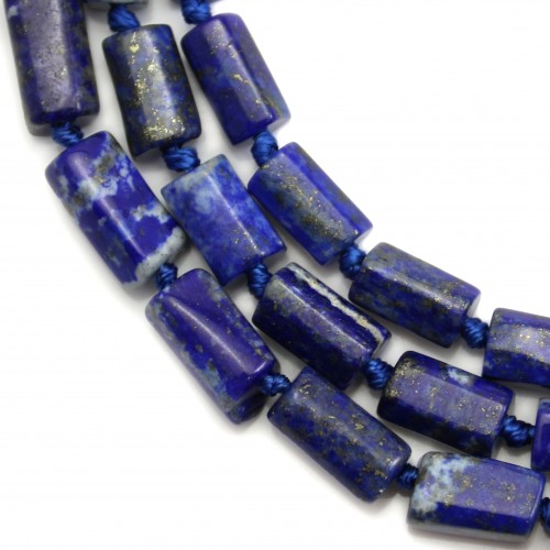 Azul lapislázuli, forma barroca, 7 - 10mm x 40cm
