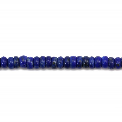 Lapis lazuli rondelle 4mm x 10 pcs