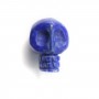 Lapis lazuli tête de mort 10mm 