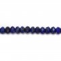 Lapis lazuli faceted rondelle 2.5x4mm x 40cm 