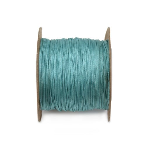 Fil polyester vert turquoise 0.5 mm x 5m
