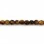 Tiger Eye Faceted Round 4mm x 20 pcs