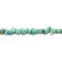 Amazonite in forms chips x 80cm