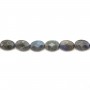 Labradorite Faceted Oval 10x14mm x 40cm