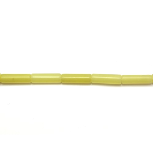 Tubo di giada limone 4x13mm x 10pz