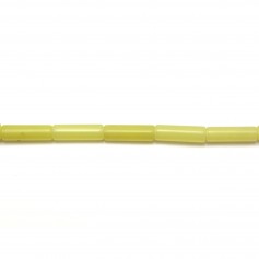 Jade lemon tube 4x13mm x 10pcs
