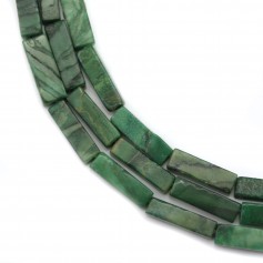 Afrikanische Jade Rechteck 4x13mm x 39cm