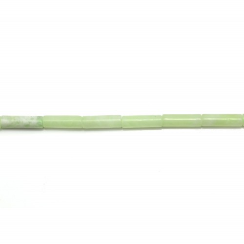Jade nephrite tube 4x13mm x 40cm