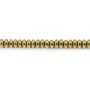 Redondo de oro de hematita 2x4mm x 40cm