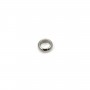 Perle rondelle 6mm en Acier Inox x 4 pcs