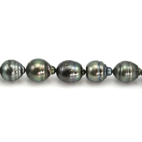 Perle tahiti baroque 10-11 x 10.5-14mm x 40cm
