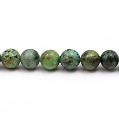 Round African Turquoise 6.5mm x 10pcs