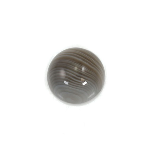 Boswana agate cabochon, in the round shape, 3mm x 5 pcs