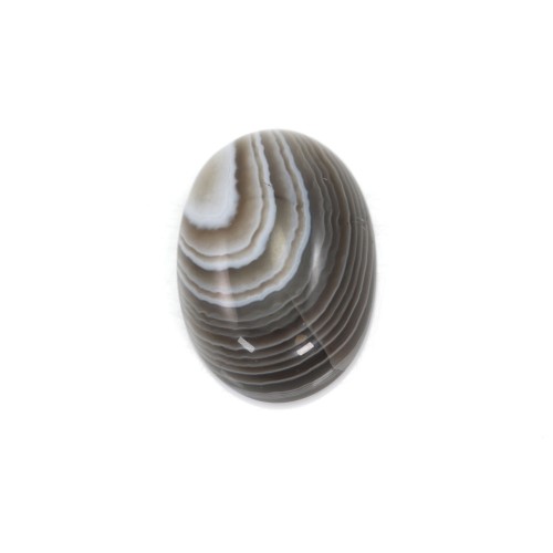 Agata Boswana cabochon, forma ovale, 5x7 mm x 4 pezzi