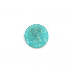 Amazonite of Peru cabochon, in round and flat shape, 10mm x 1pc