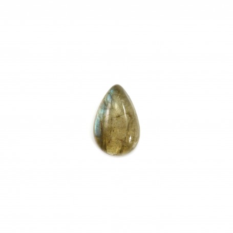 Cabochon of sunstone, in the shape of a drop 6x9mm x 1pc