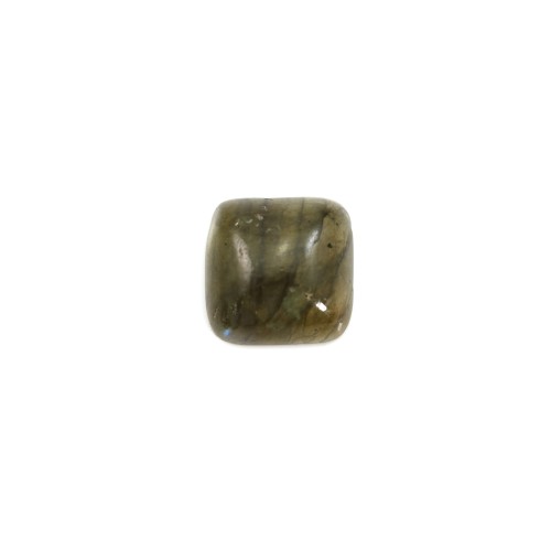 Labradorit-Cabochon, quadratische Form 8mm x 1pc