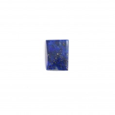 Lapis lazuli cabochon rectangle 4.7x6.2mm x 1pc