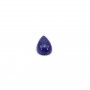 Cabochon de lapis lazuli, de forme goutte, 6x9mm x 1pc