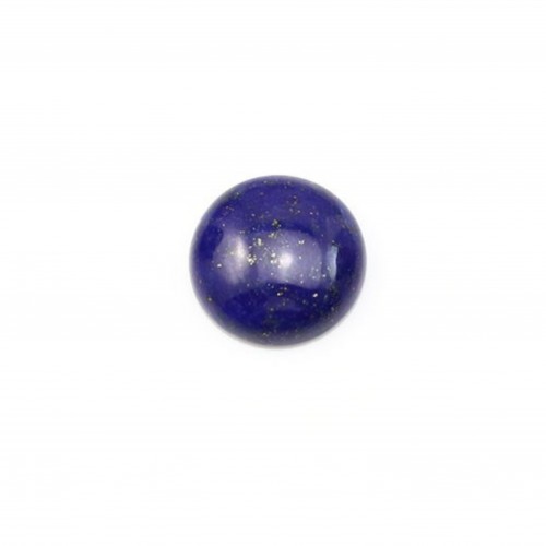 Cabochon lapis-lazuli rond 6mm x 2pcs