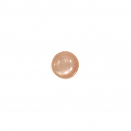 Cabochon of sunstone, in oval shape 8x10mm x 1pc