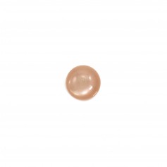 Cabochon of sunstone, in round shape 4mm x 2pcs