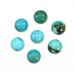 Cabochon Turquoise rond 14mm x 1pc
