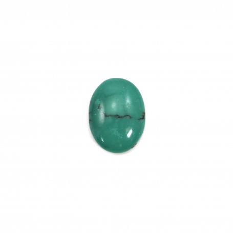 Cabochon Turquoise Ovale 8x10mm x1pc