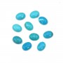 Cabochon Turquoise Oval 6x8mm x 1pc