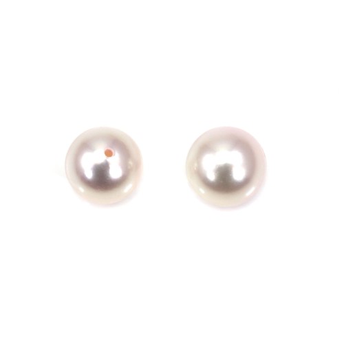 Perla cultivada japonesa AKOYA, semi-perforada, redonda, 7.5-8mm x 1pc