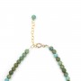 Bracelet Gold Filled & Turquoise x 1pc