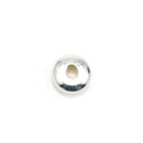 Spacer bead, in 925 silver, roundel shape 3.5mm x 10pcs