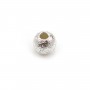 Runde Diamantperle 4mm - Silber 925x 10St
