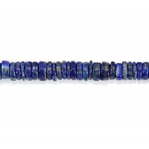 Lapis-Lazuli rondelle Heishi 4-5mm x 41cm