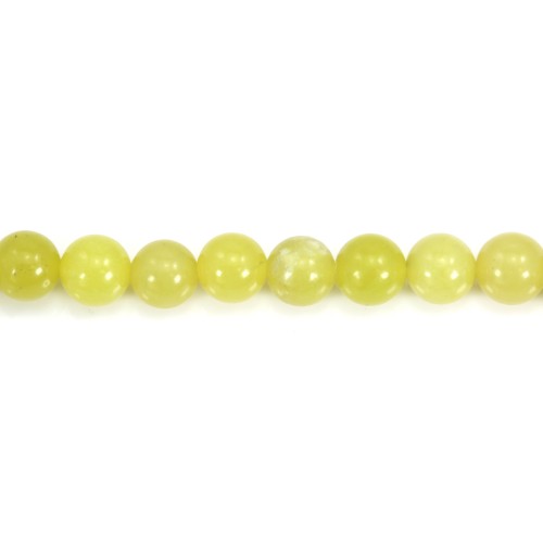 Jade lemon rond 8mm x 40cm