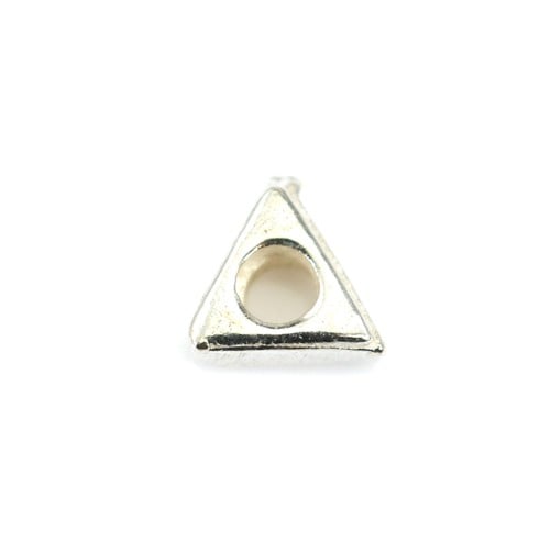 Pearl Spacer triangle lamella 3mm Silver 925 x 10pcs