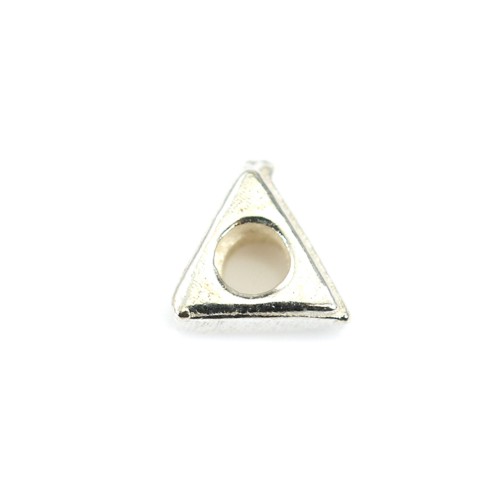Perla Intercalare triangolo lamella 3mm Argento 925 x 10pz